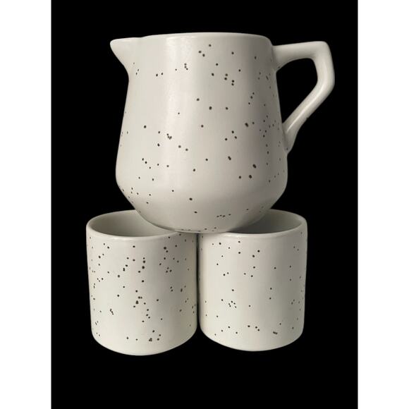 Project 62 Speckled Stoneware | Creamer & two tumblers | EUC - Picture 1 of 4
